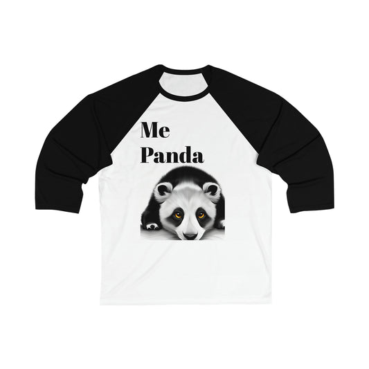 PANDA TSHIRT FOR LOVER Unisex 3\4 Sleeve Baseball Tee