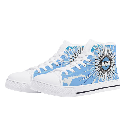 DEVIL High Top Canvas Shoes