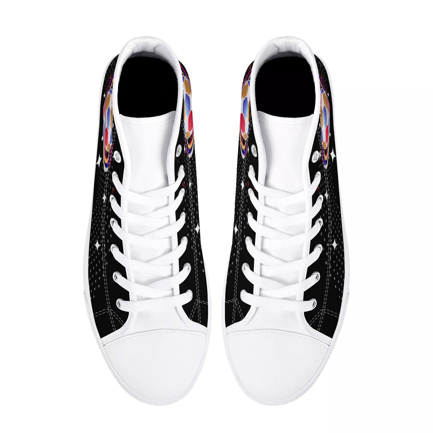 DEVIL High Top Canvas Shoes