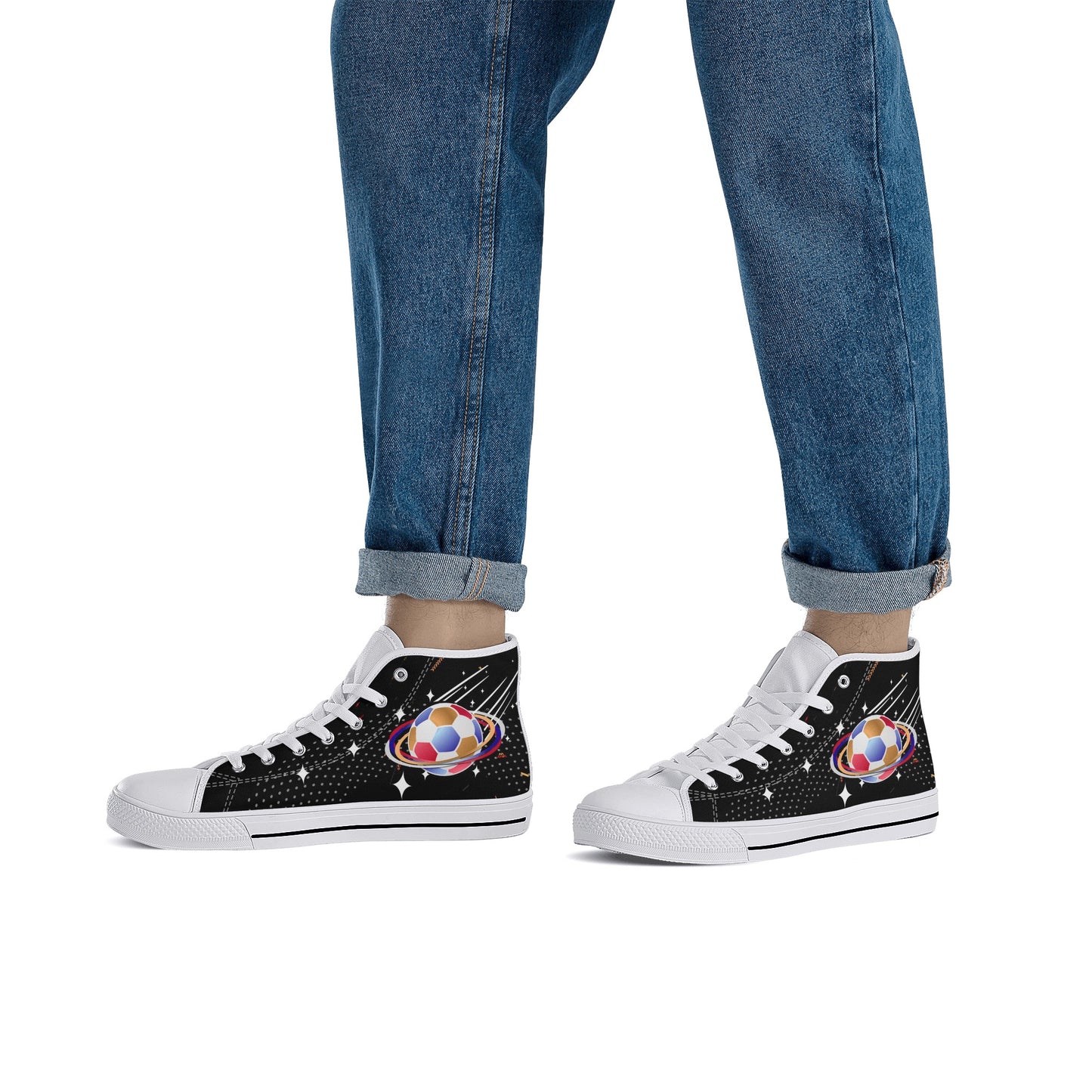 DEVIL High Top Canvas Shoes