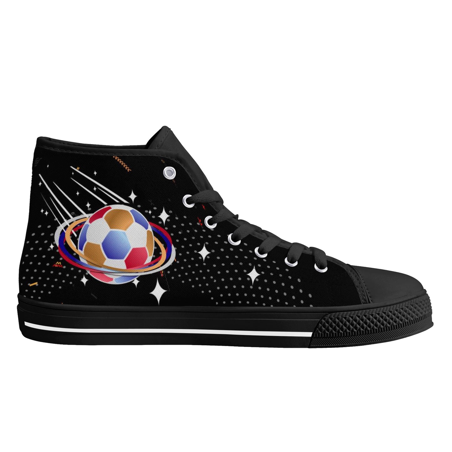 DEVIL High Top Canvas Shoes