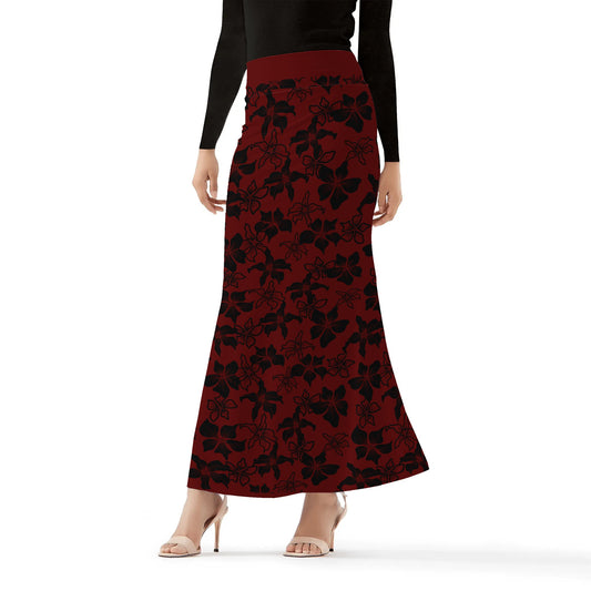 Women's Wrap Fishtail Long Skirt