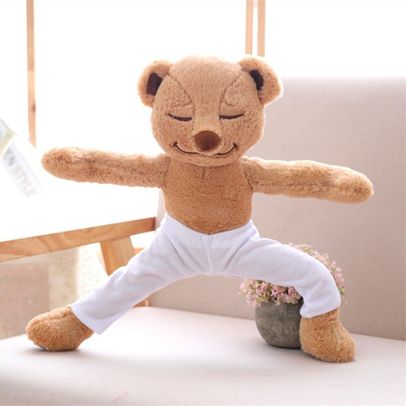 Yoga Bear Teddy Bear soft toy