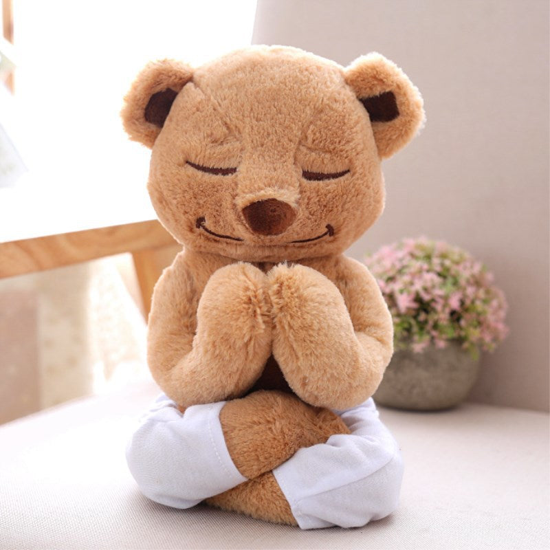 Yoga Bear Teddy Bear soft toy