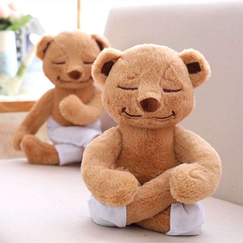 Yoga Bear Teddy Bear soft toy