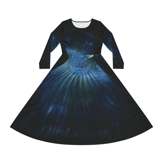 Women's Long Sleeve Dance Dress