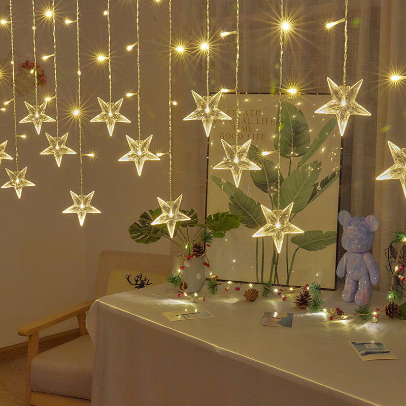 Led Snowflake Curtain Light/