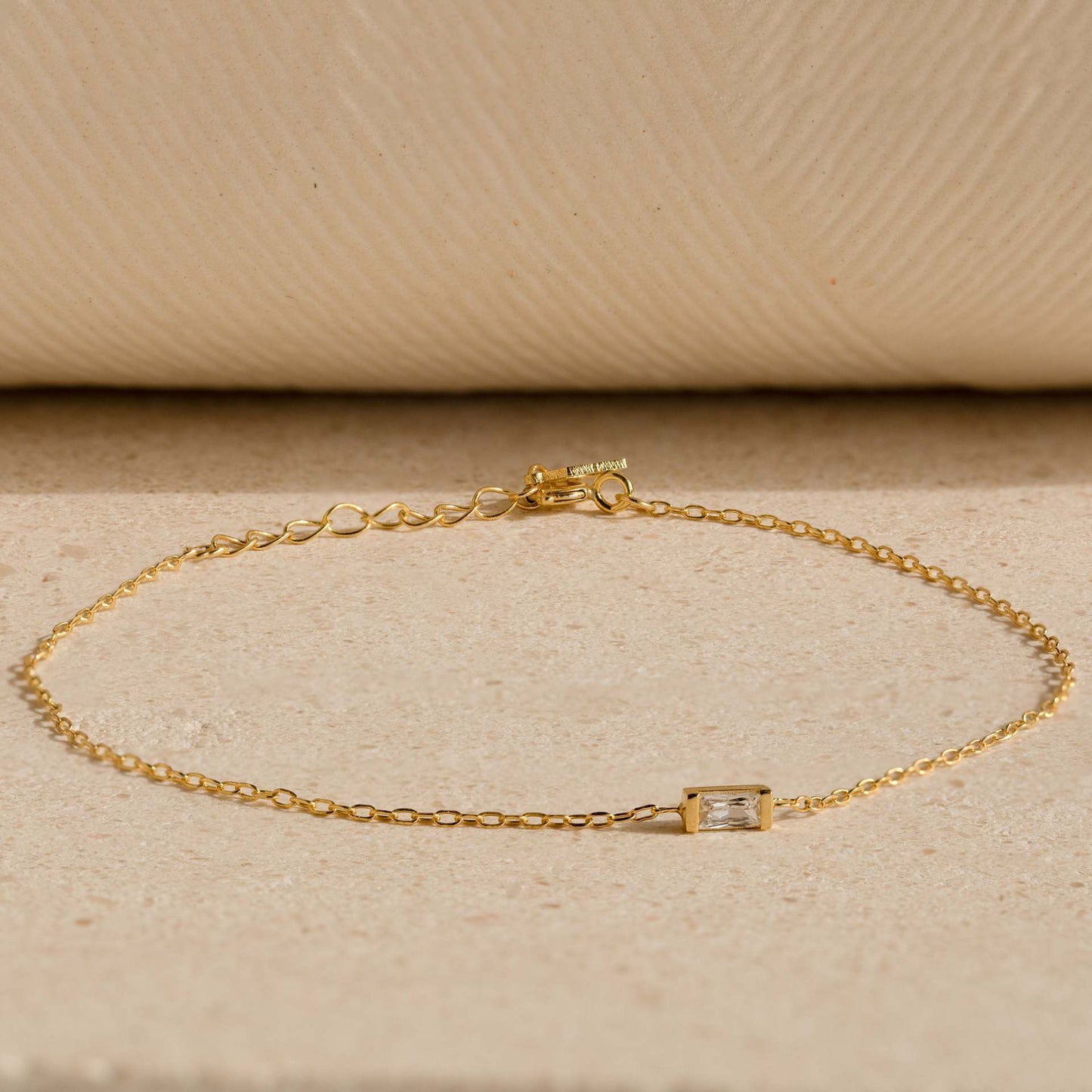 12 Birthstone Birthstone Simple Bracelet Plated 18K