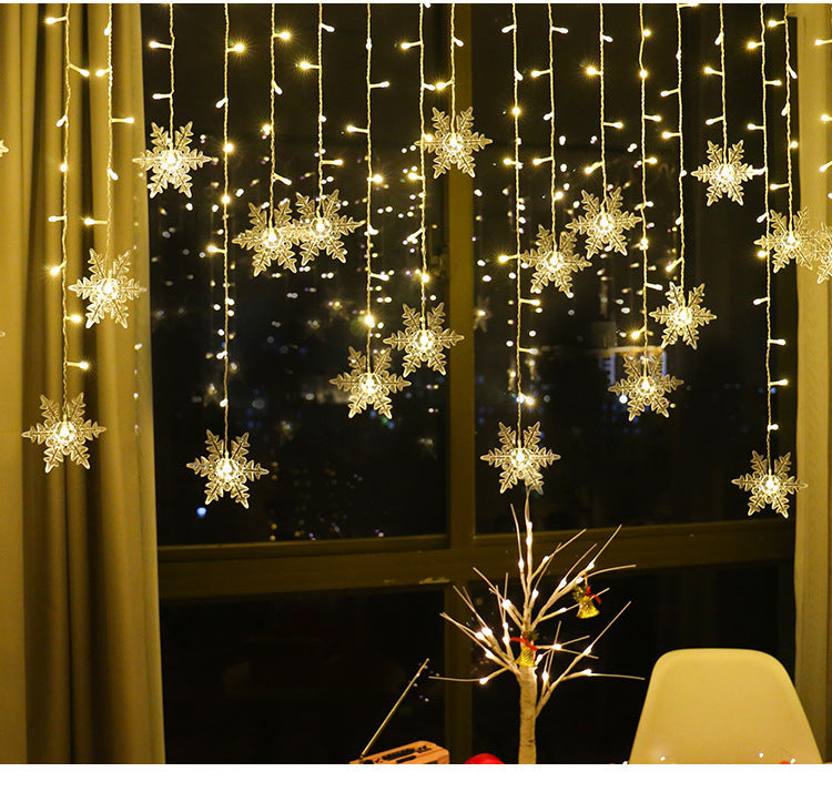 Led Snowflake Curtain Light/