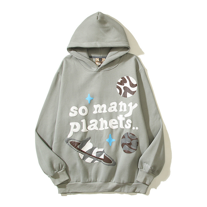 Unisex Loose Casual Hooded Sweatshirt