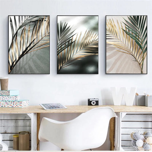 Plant Leaf Nordic Home Decoration Painting