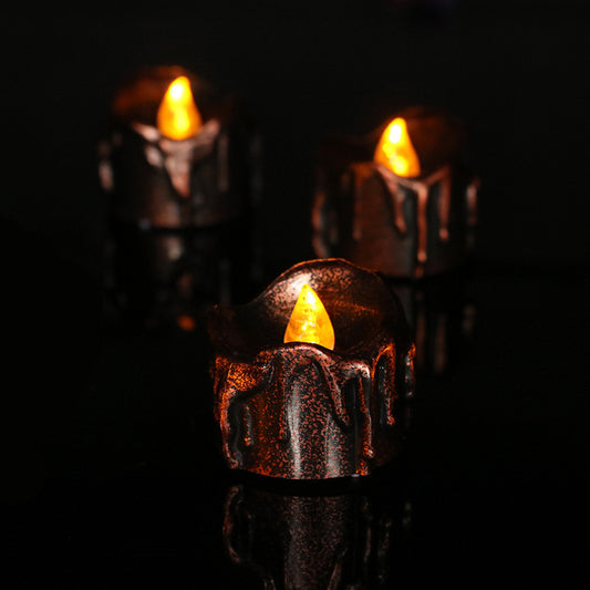 Horror Atmosphere Home Decoration Simulation Plastic LED Candle Light