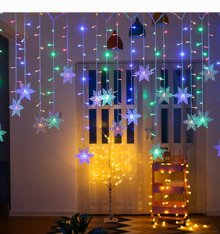 Led Snowflake Curtain Light/