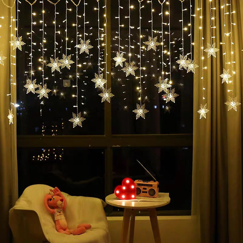 Led Snowflake Curtain Light/