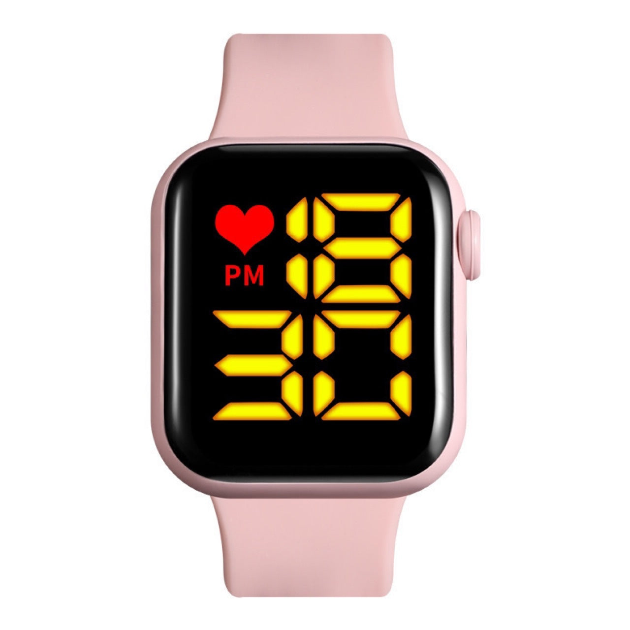 Couple Children Button LED Watch Student Sports Apple Electronic Watch