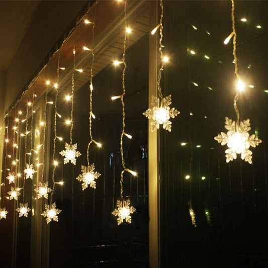 Led Snowflake Curtain Light/