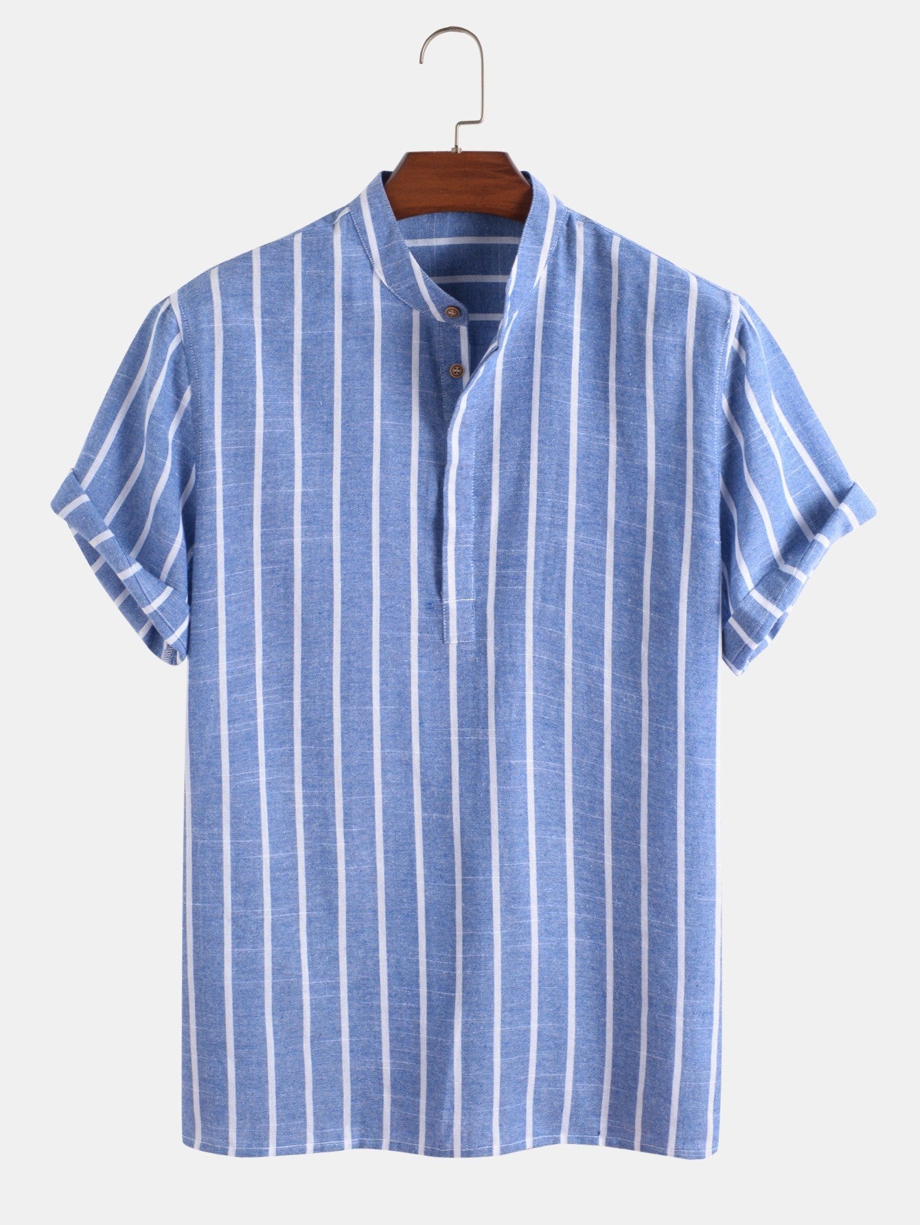 Summer Men Short-sleeved Shirt